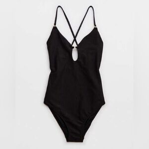 Aerie One-Piece Crossback Swimsuit, Size XS
